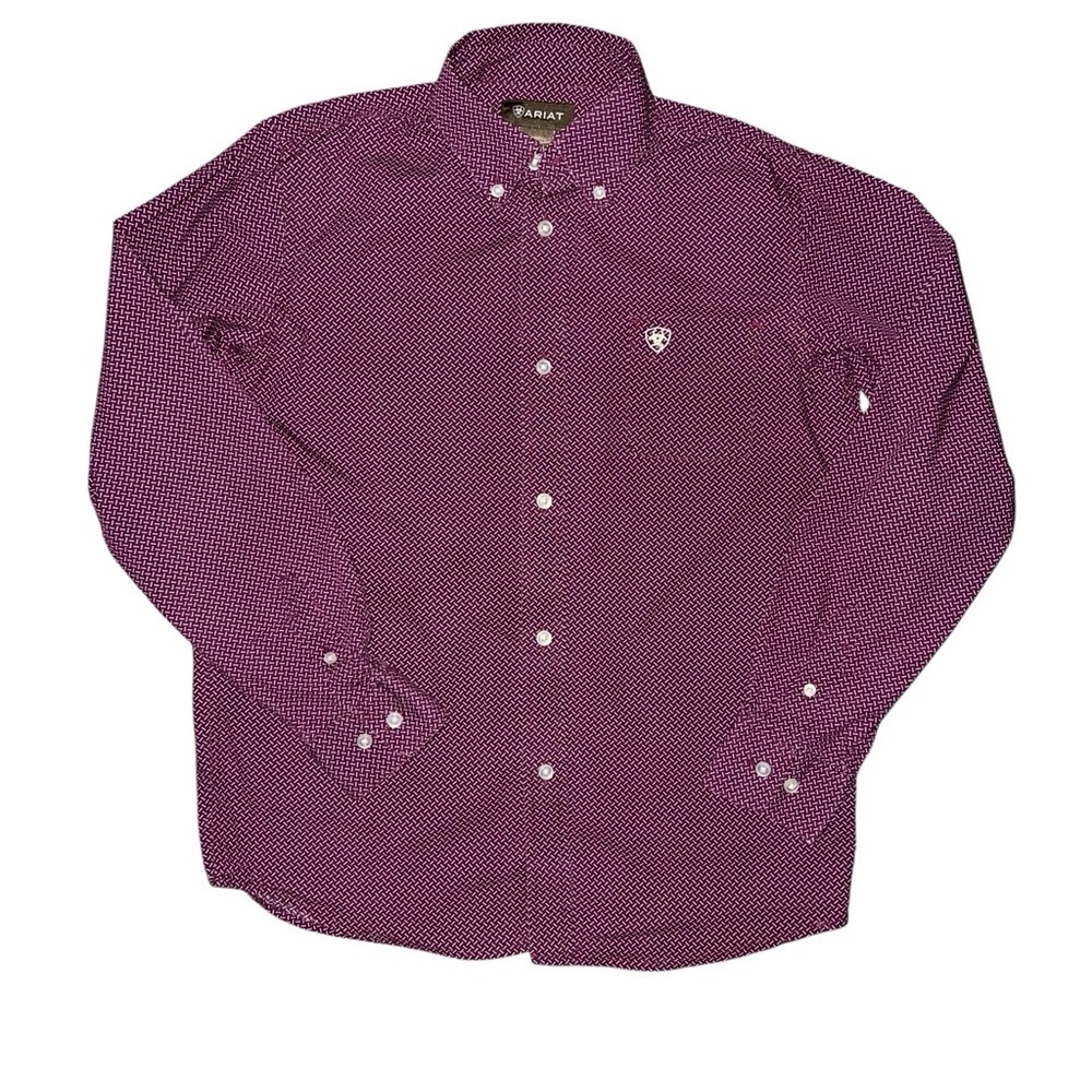 ARIAT boys button down size large 14-16
